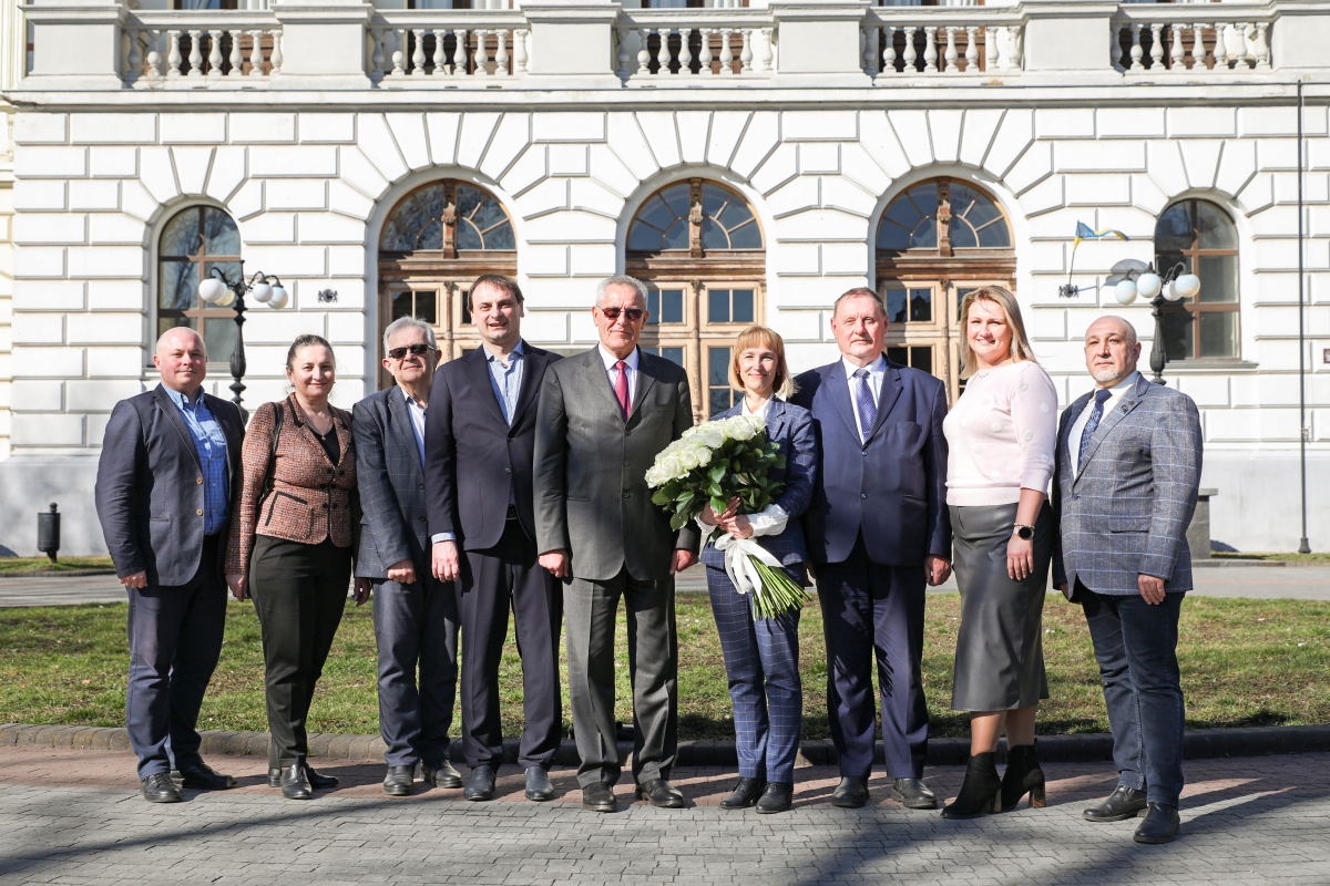 Фото з оголошення результатів виборів ректора Львівської політехніки