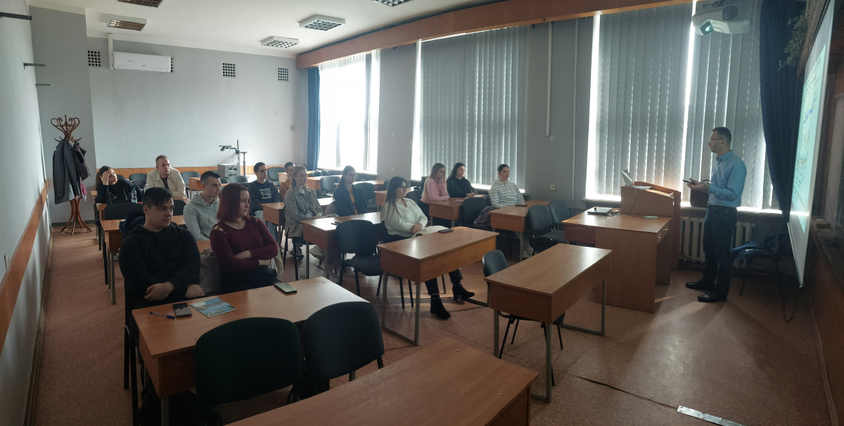 Фото із зустрічі на кафедрі ТОП