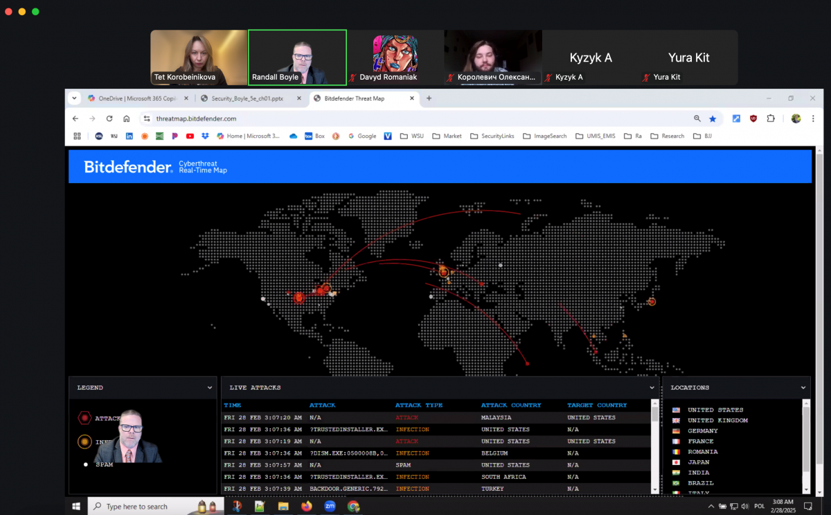 Скріншот з онлайн-заняття
