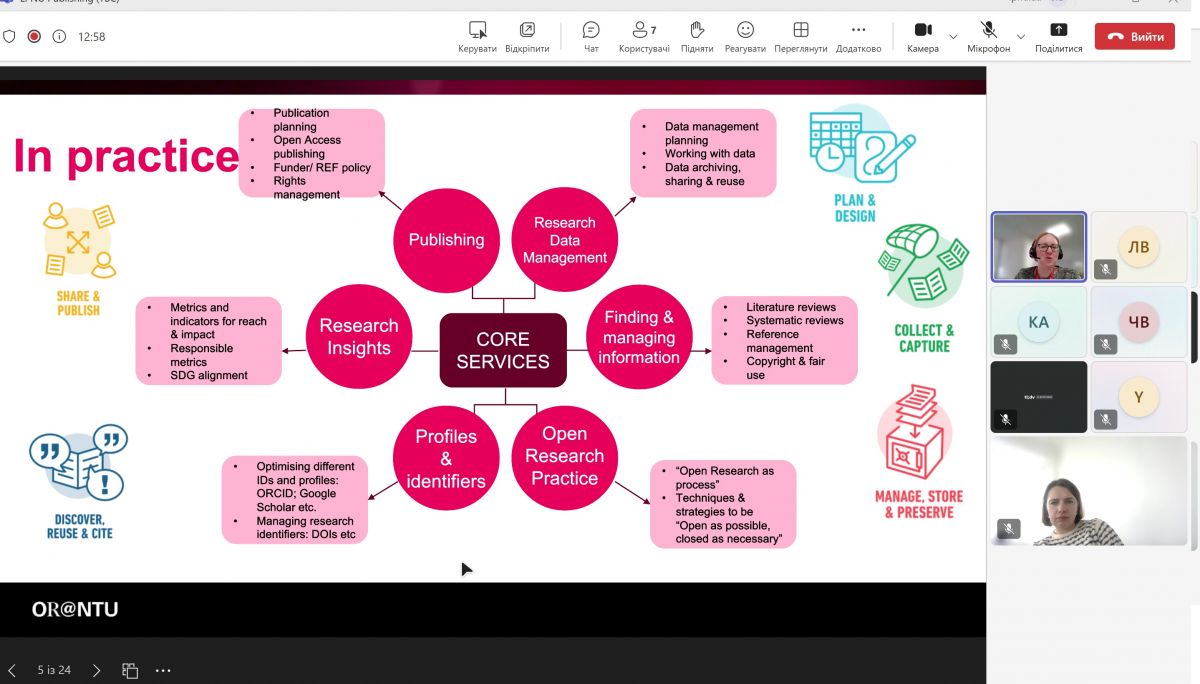 Скріншот з онлайн-семінару