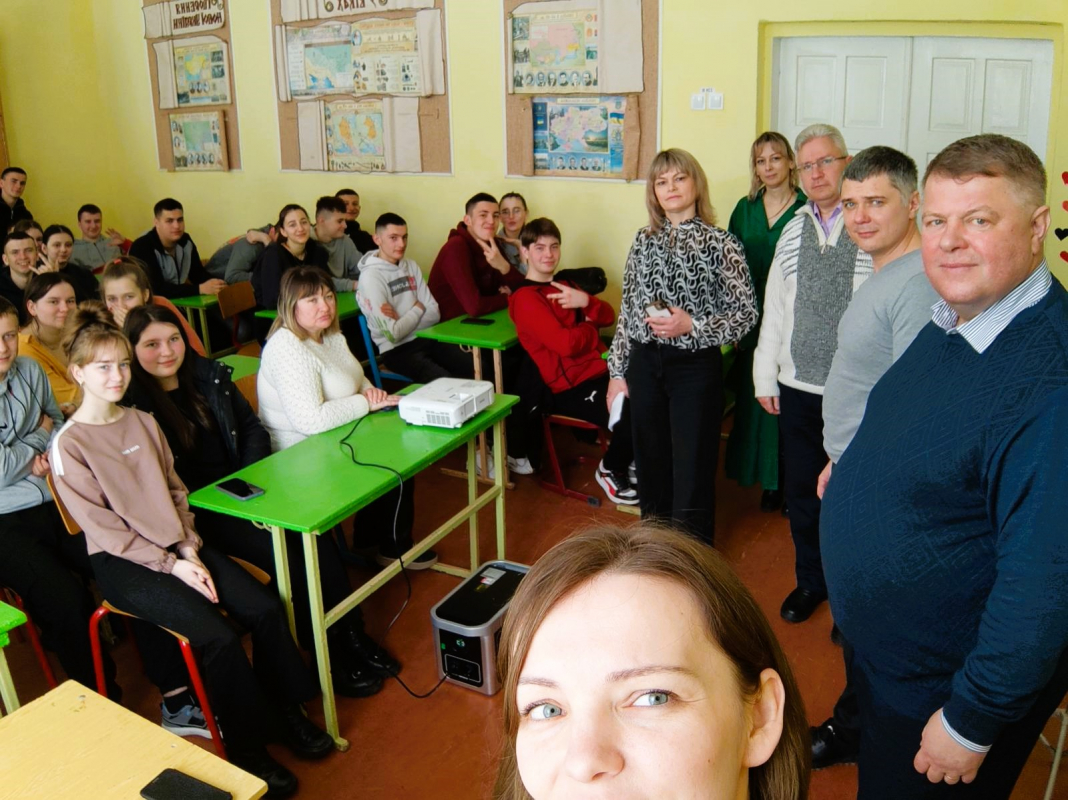 Фото з профорієнтаційного заходу