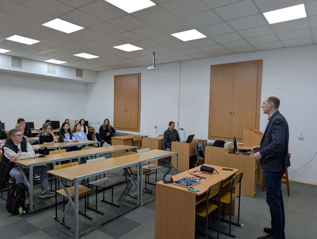 Фото з відвідин кафедри