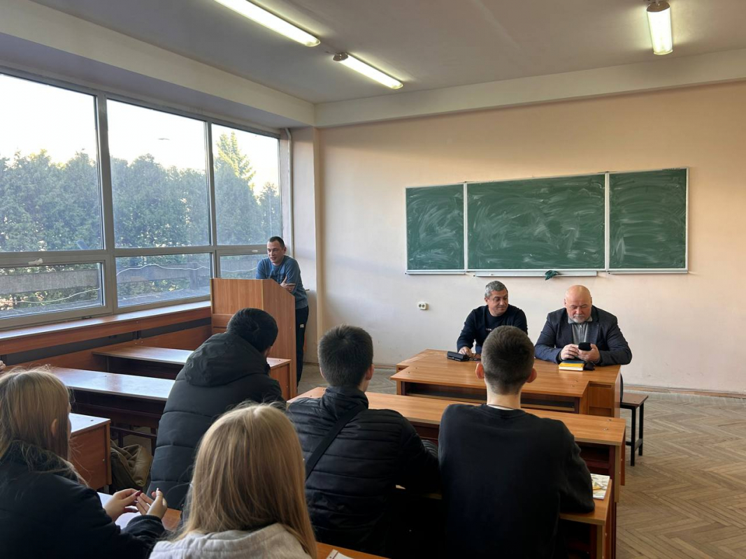 Фото із зустрічі у Львівській політехніці