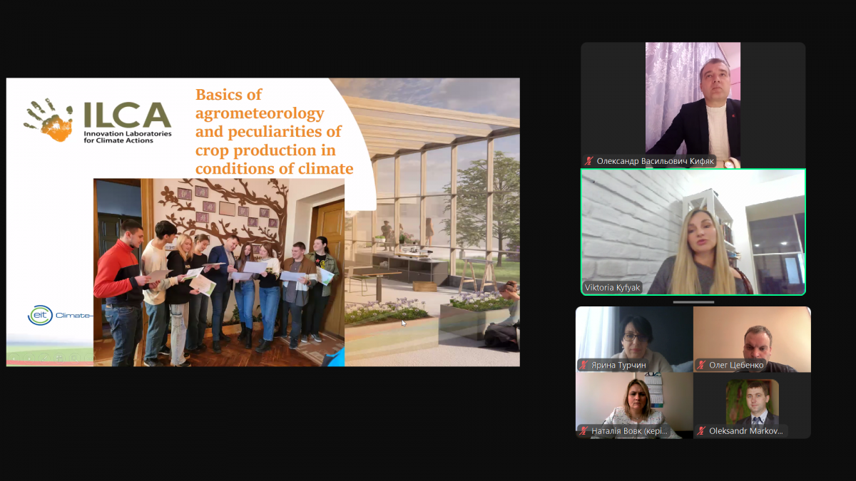 Скріншот з онлайн-заходу