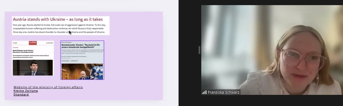 Скріншот з онлайн-конференції