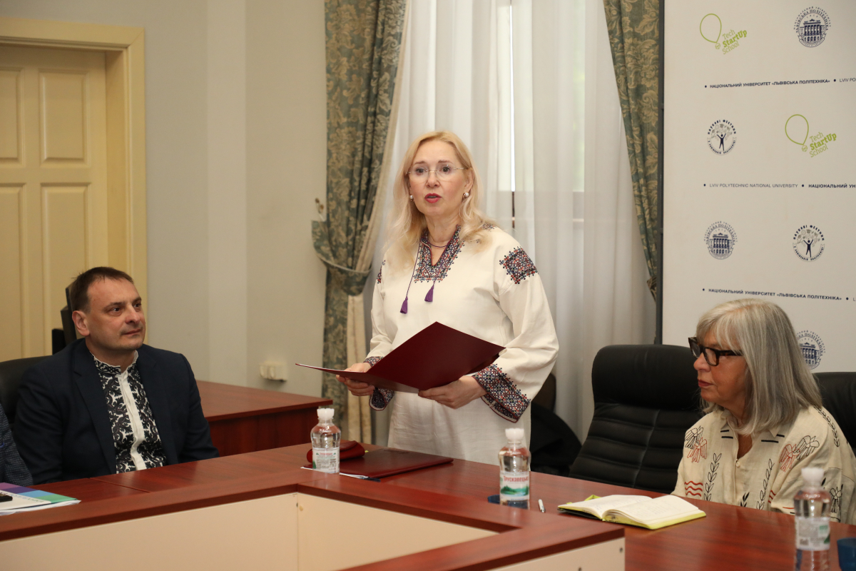 Фото із зустрічі у Львівській політехніці