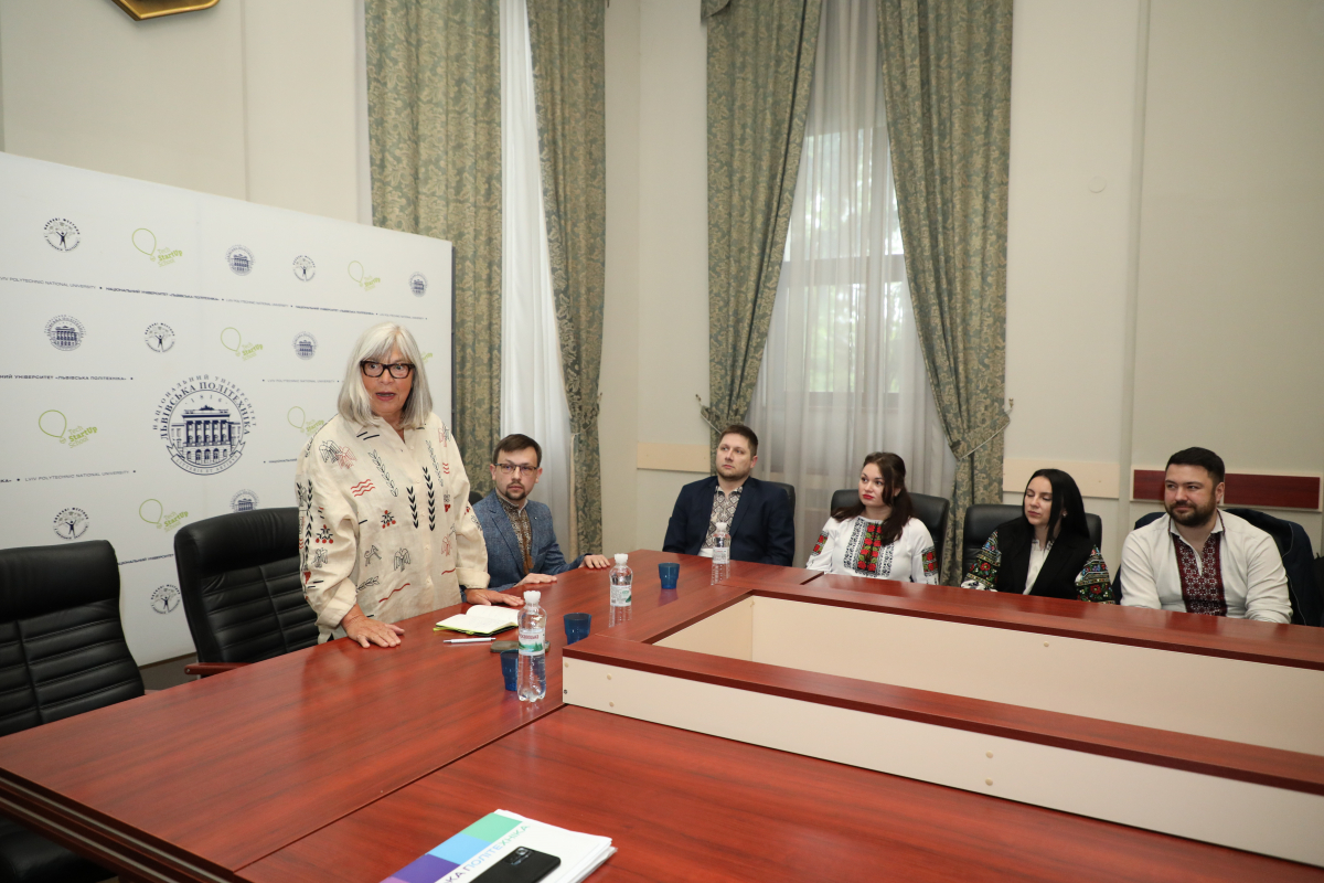 Фото із зустрічі у Львівській політехніці