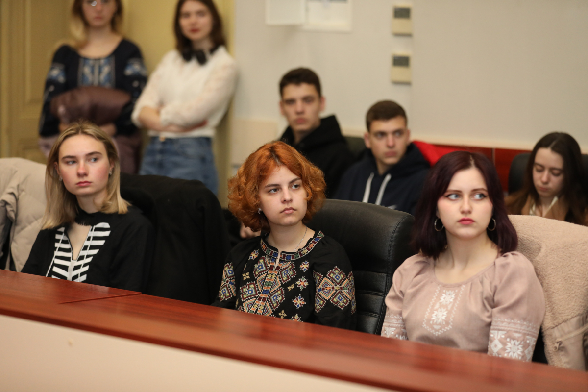 Фото із зустрічі у Львівській політехніці