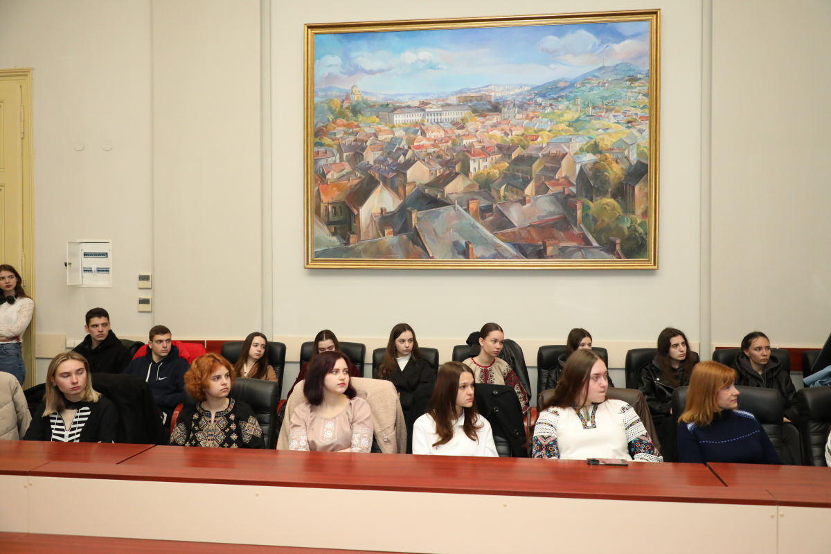 Фото із зустрічі у Львівській політехніці