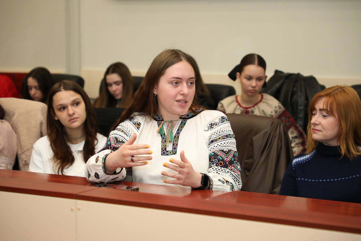 Фото із зустрічі у Львівській політехніці