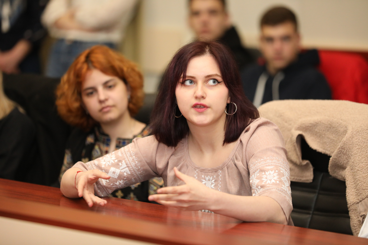 Фото із зустрічі у Львівській політехніці