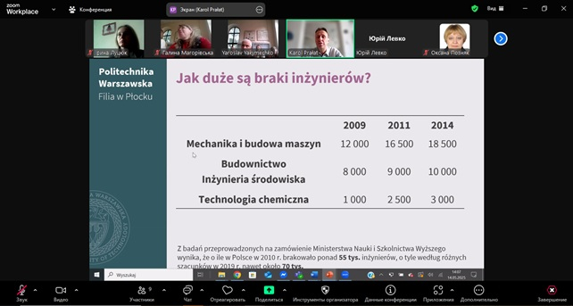 Скріншот з онлайн-лекції