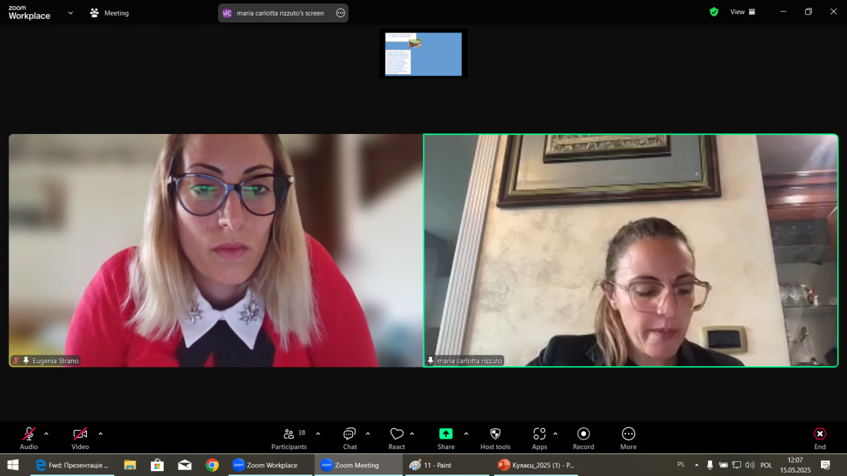 Скріншот з онлайн-конференції