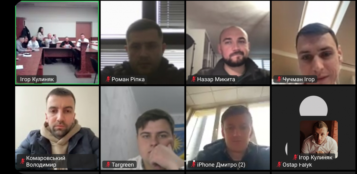 Скріншот з онлайн-конференції