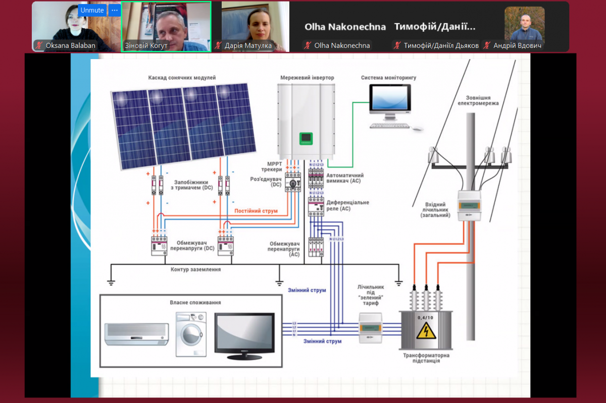 Скріншот з онлайн-лекції