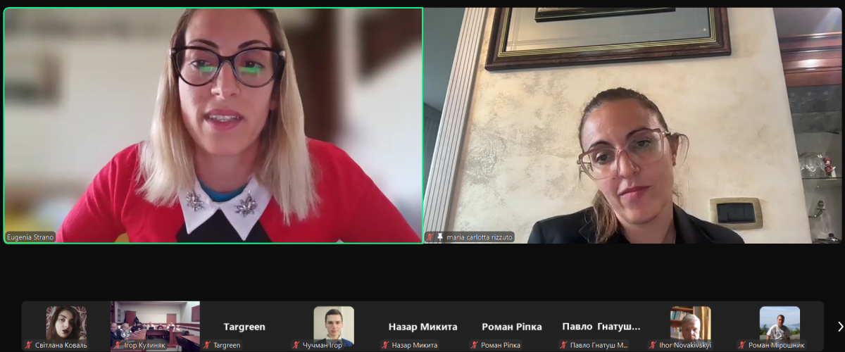 Скріншот з онлайн-лекції