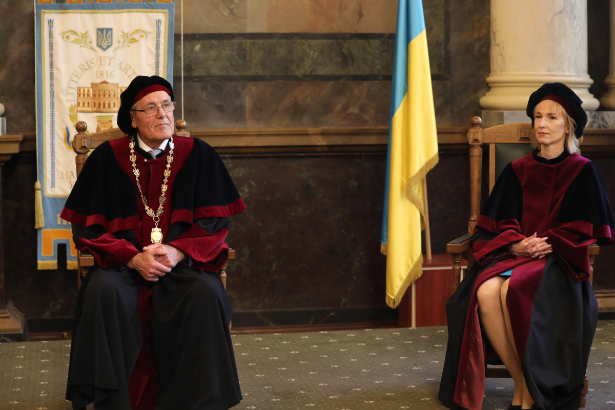 Фото з інавгурації ректорки Львівської політехніки