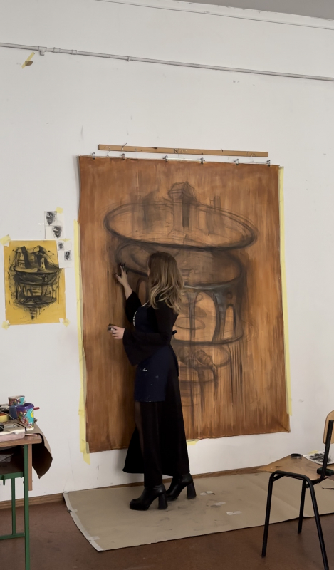 Фото процесу роботи й підготовки проєктів