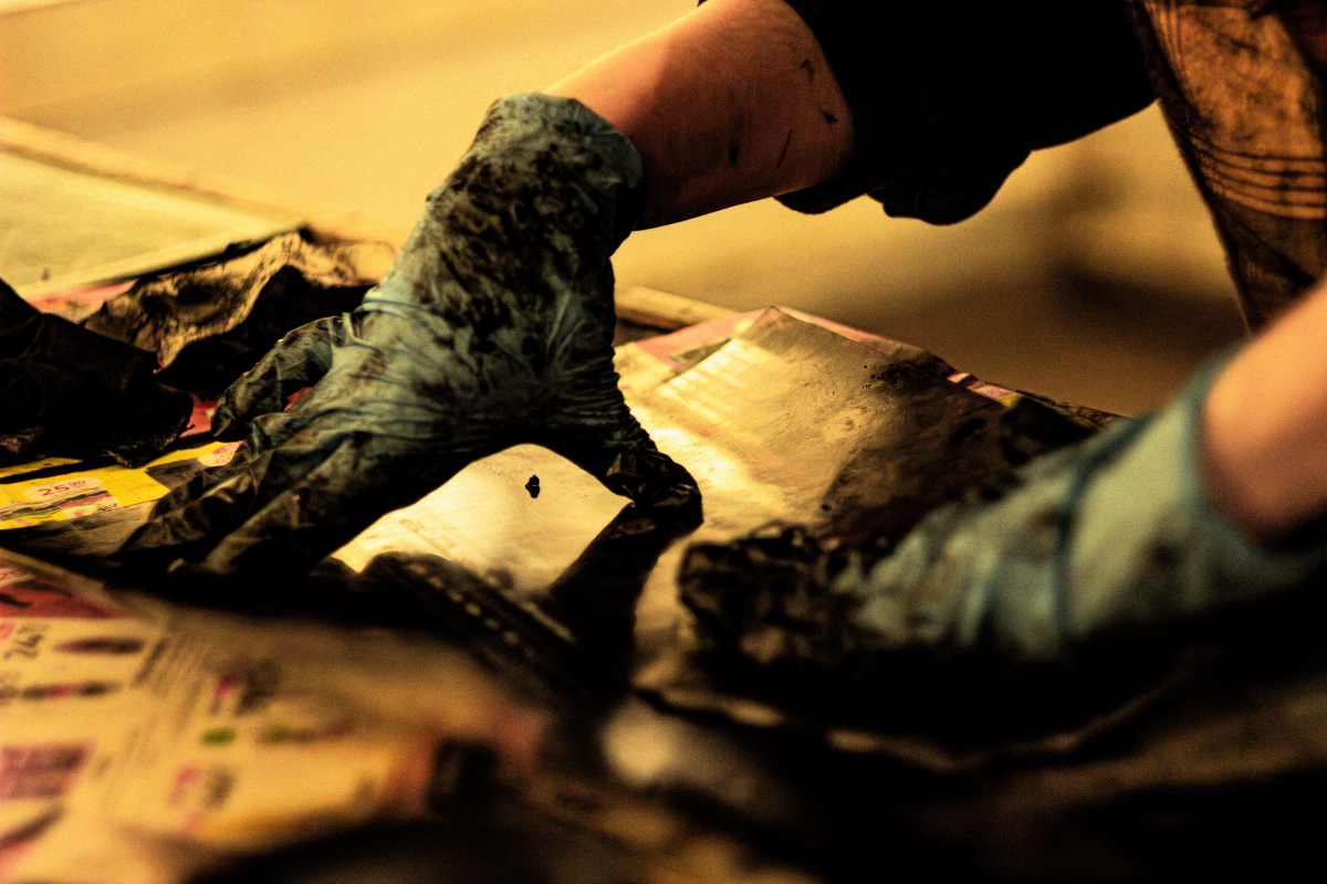 Фото процесу роботи й підготовки проєктів