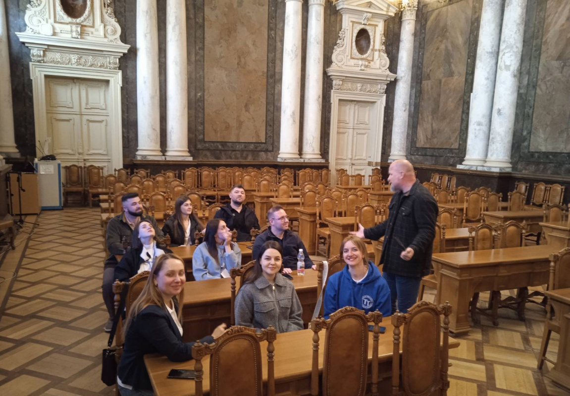 Фото із зустрічі у Львівській політехніці