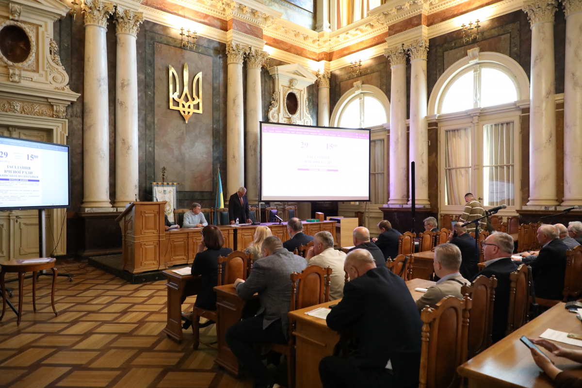 Фото із засідання Вченої ради