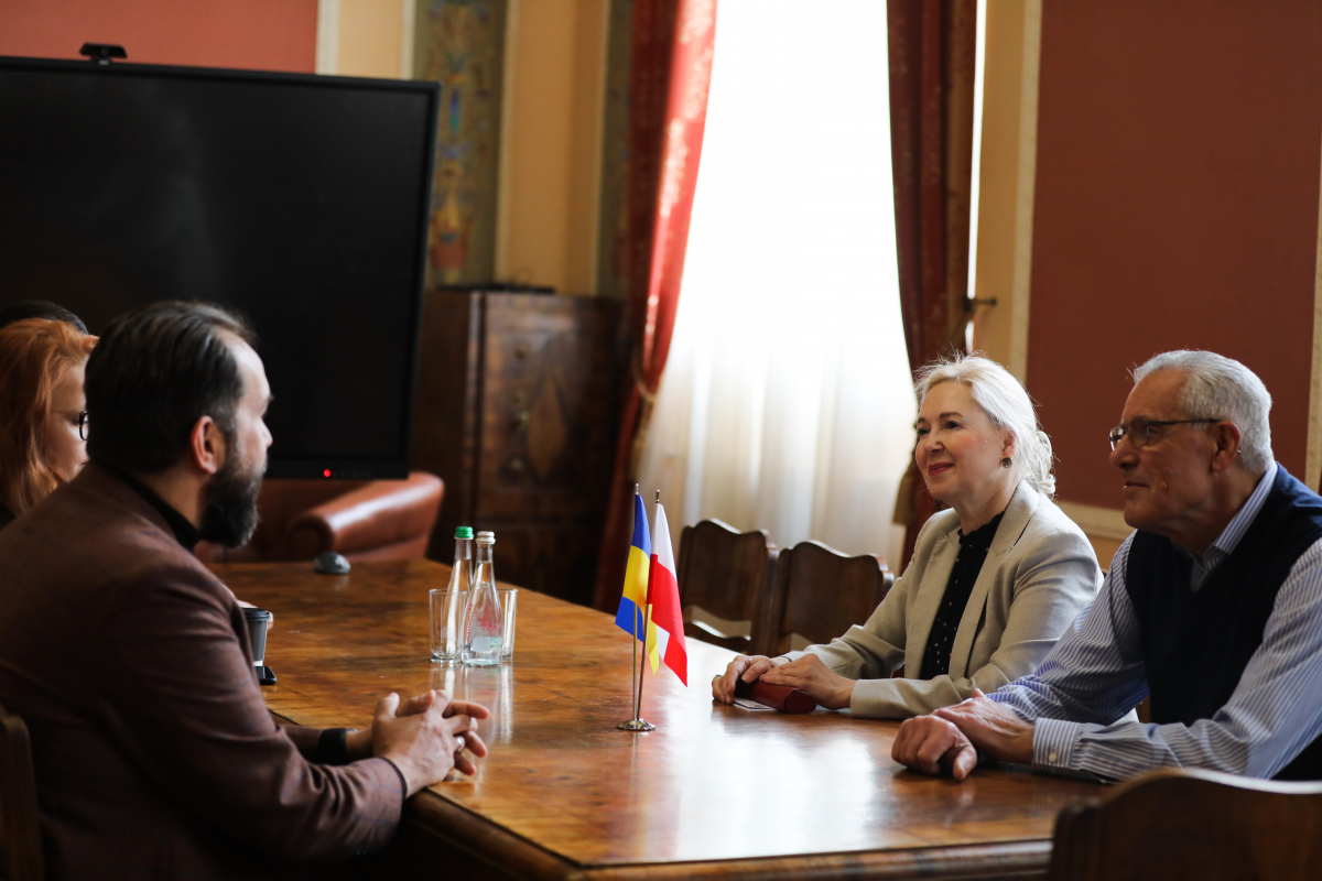 Фото із зустрічі у Львівській політехніці