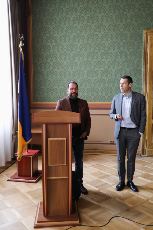 Фото із зустрічі у Львівській політехніці