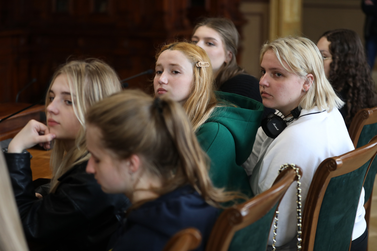 Фото із зустрічі у Львівській політехніці