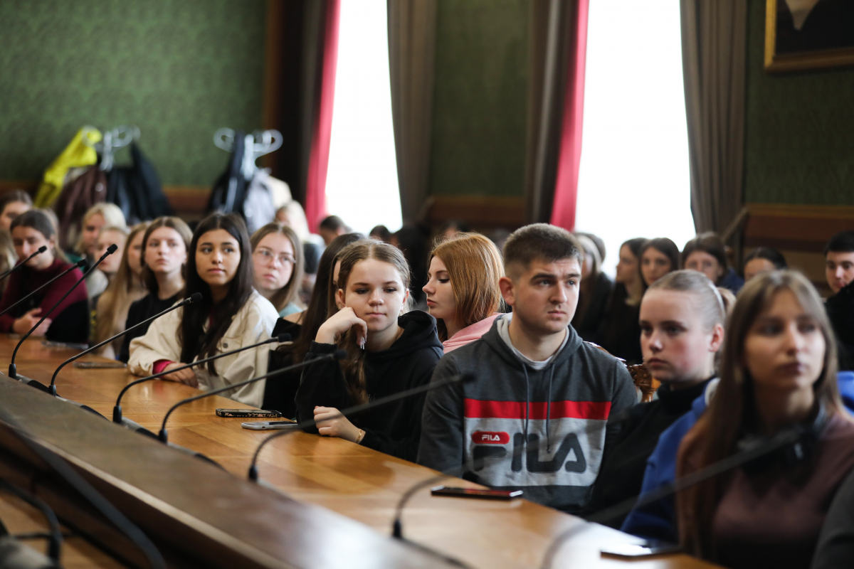 Фото із зустрічі у Львівській політехніці