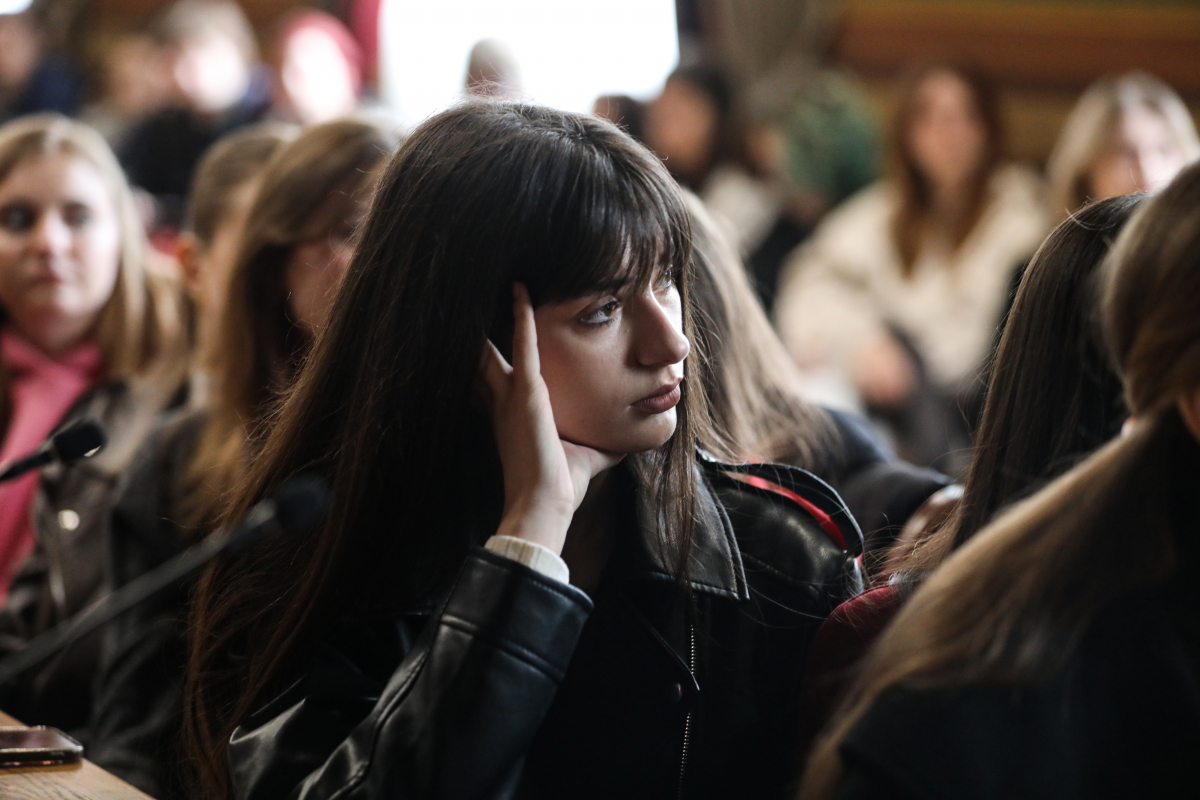 Фото із зустрічі у Львівській політехніці