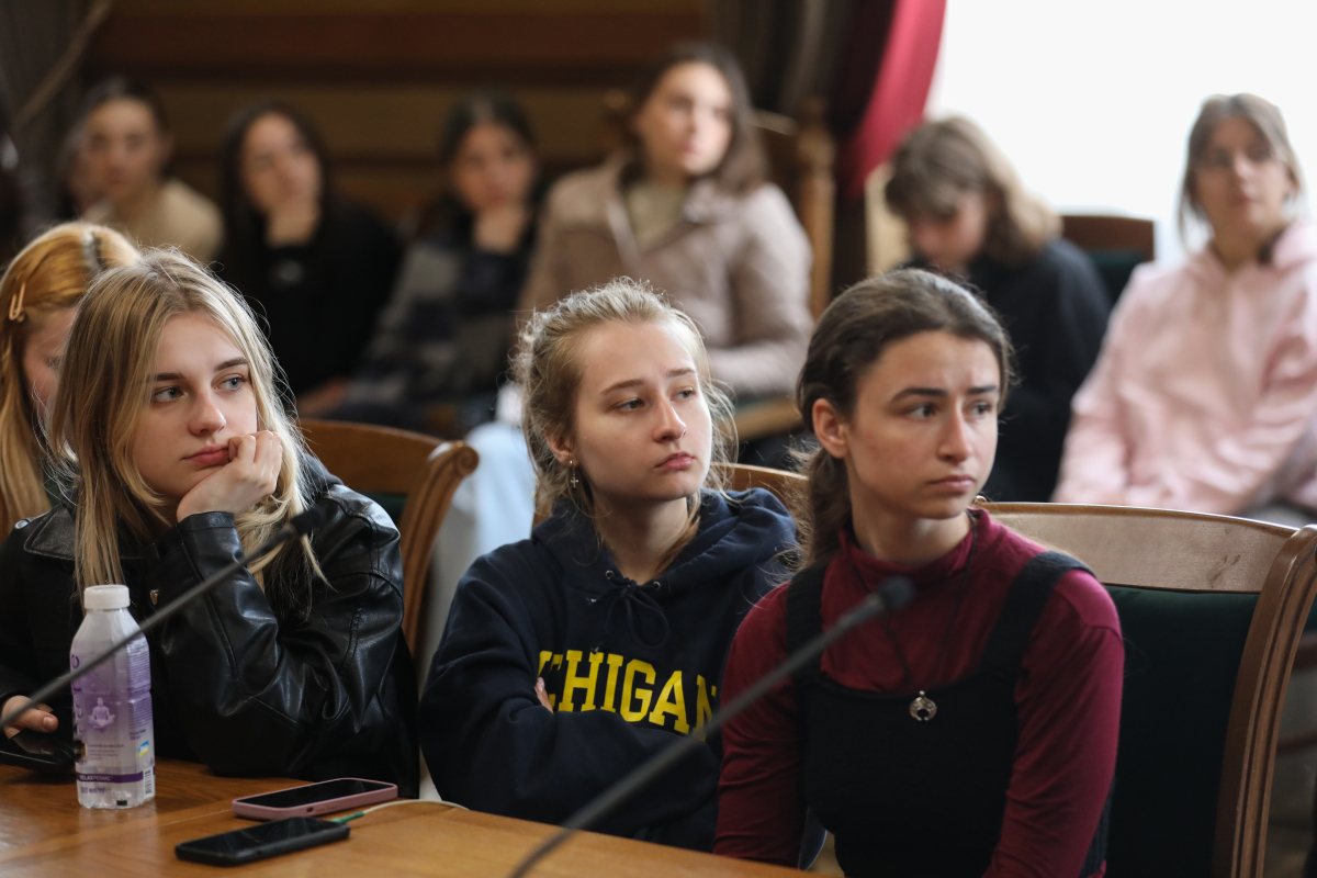 Фото із зустрічі у Львівській політехніці