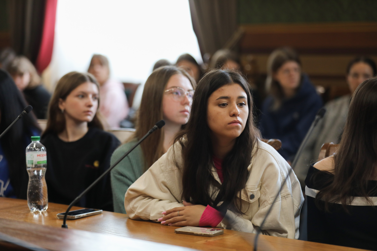 Фото із зустрічі у Львівській політехніці