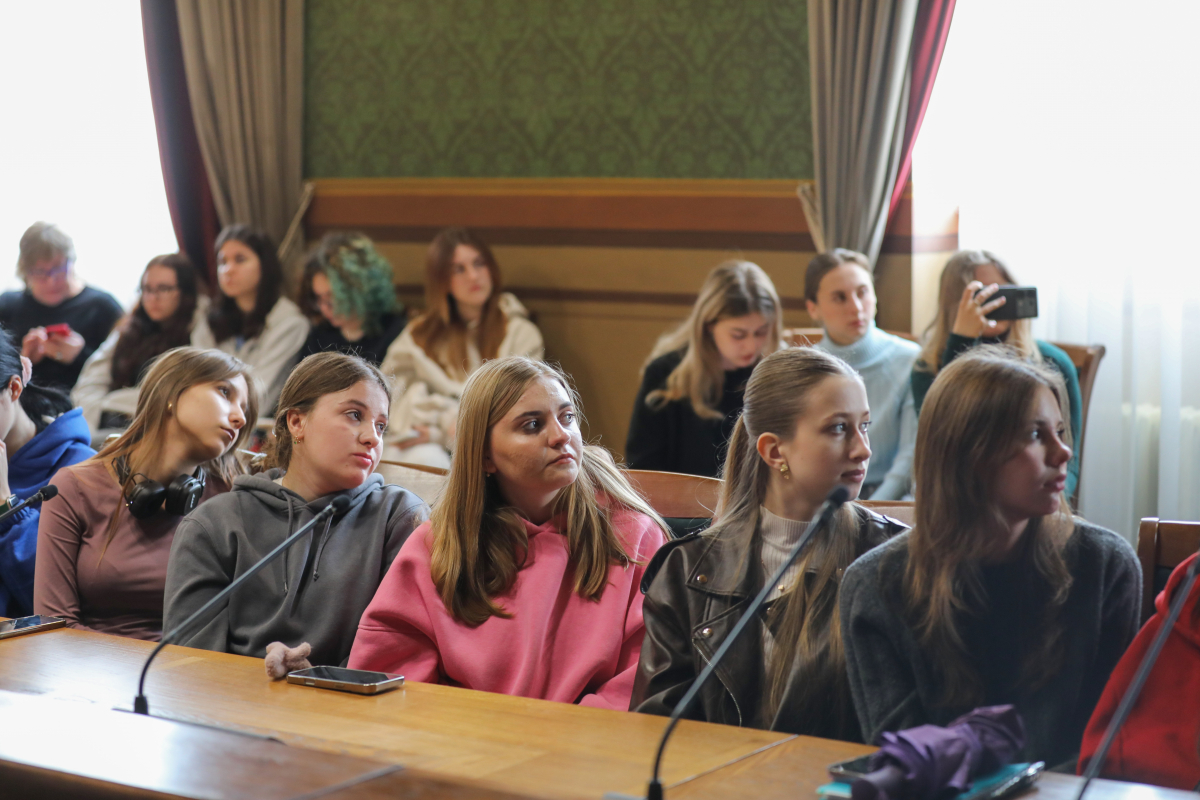 Фото із зустрічі у Львівській політехніці