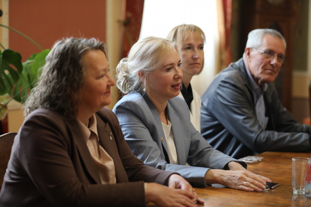 Фото із зустрічі у Львівській політехніці