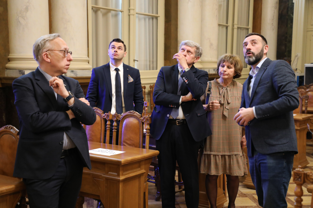 Фото із зустрічі у Львівській політехніці