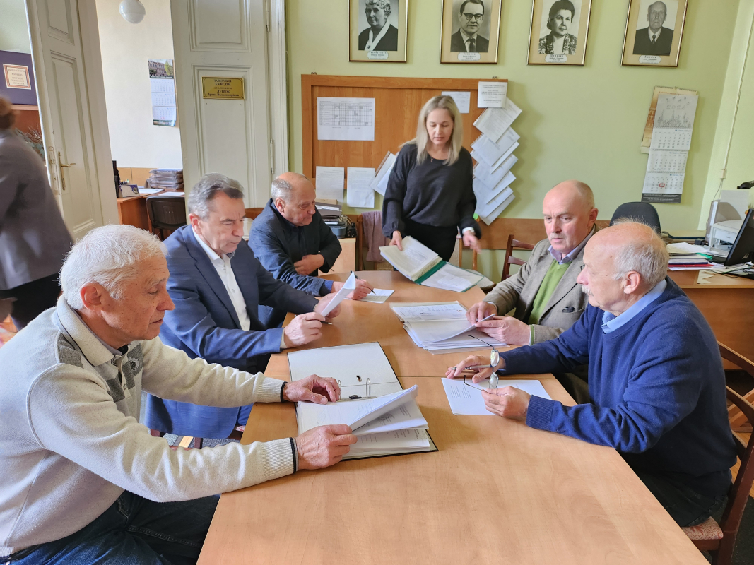 Фото із зустрічі на кафедрі ХТС