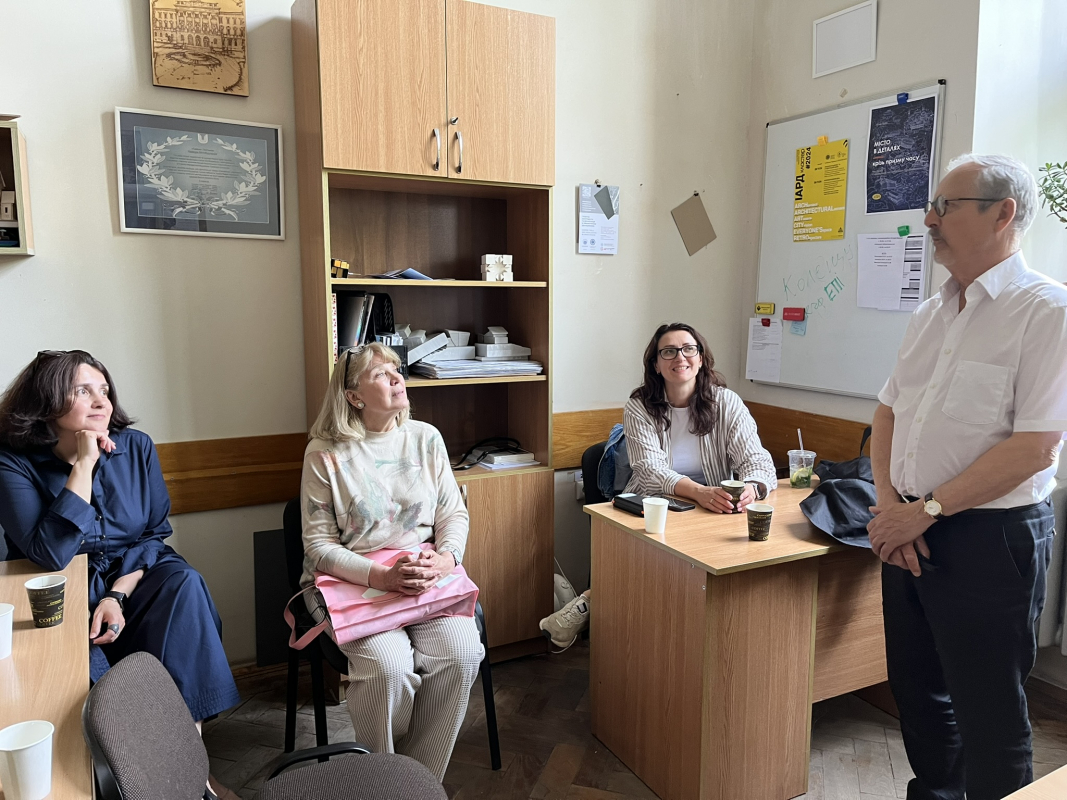 Фото із зустрічі у Львівській політехніці