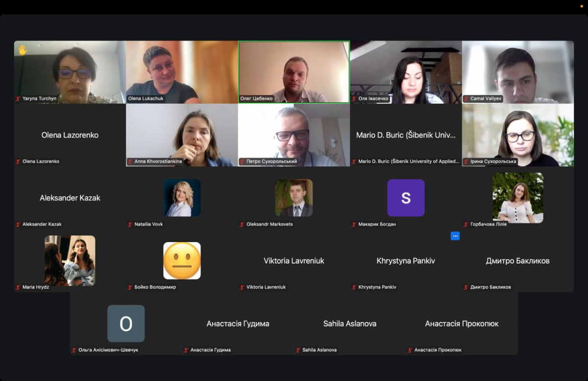 Скріншот з онлайн-заходу