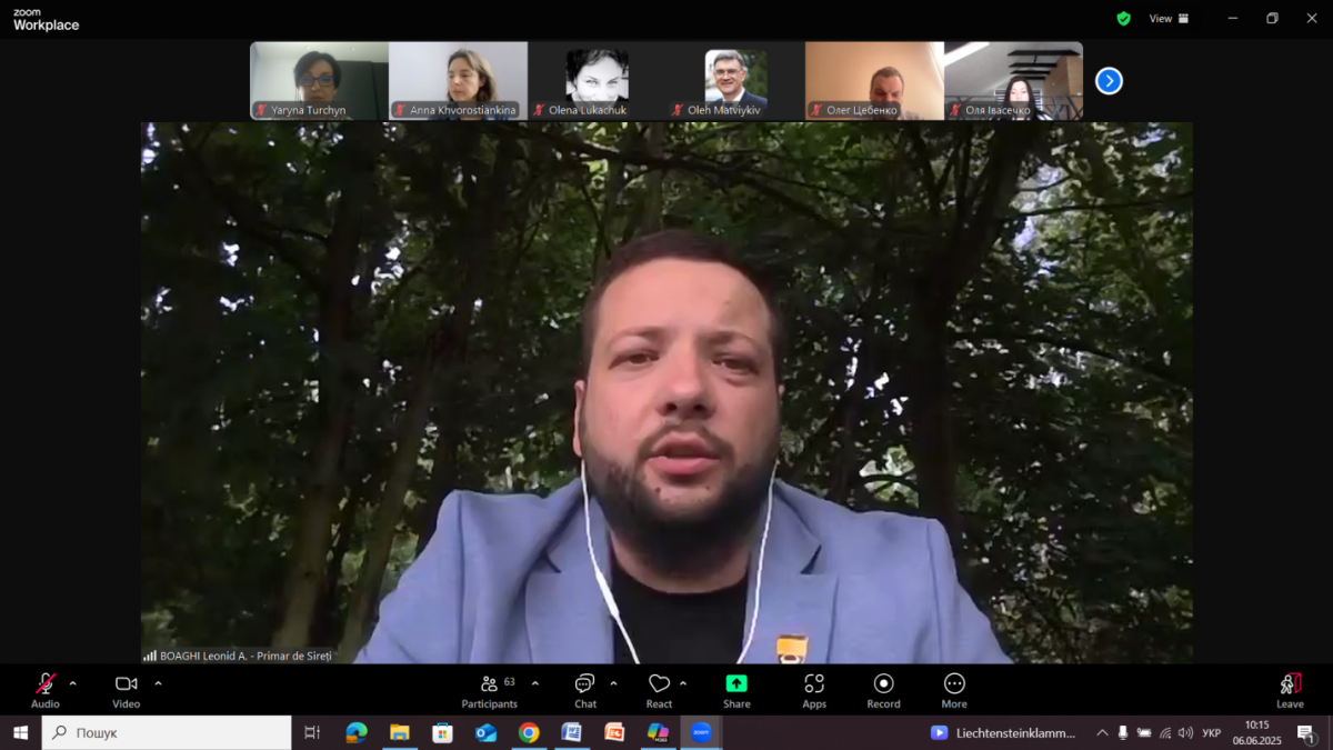 Скріншот з онлайн-заходу