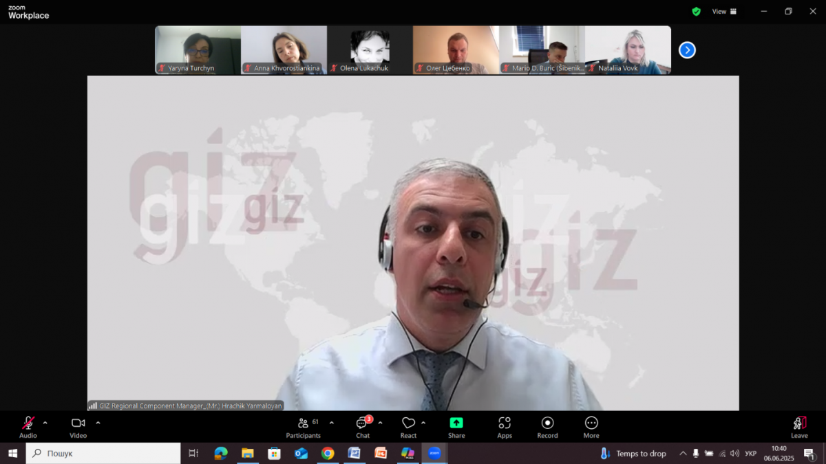 Скріншот з онлайн-заходу