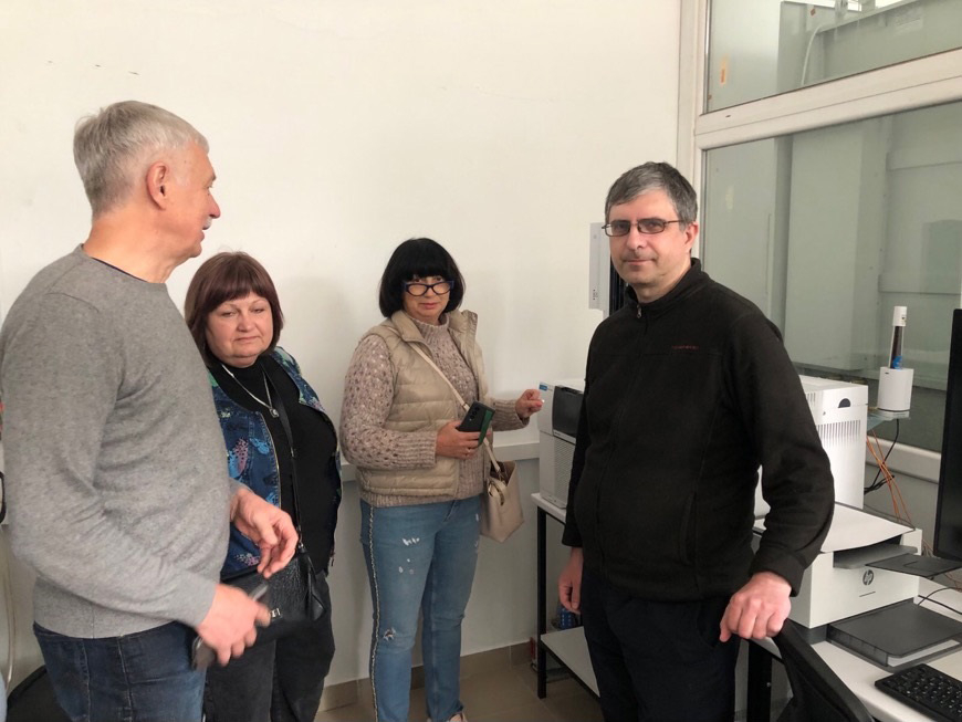 Фото із зустрічі на кафедрі ОХ