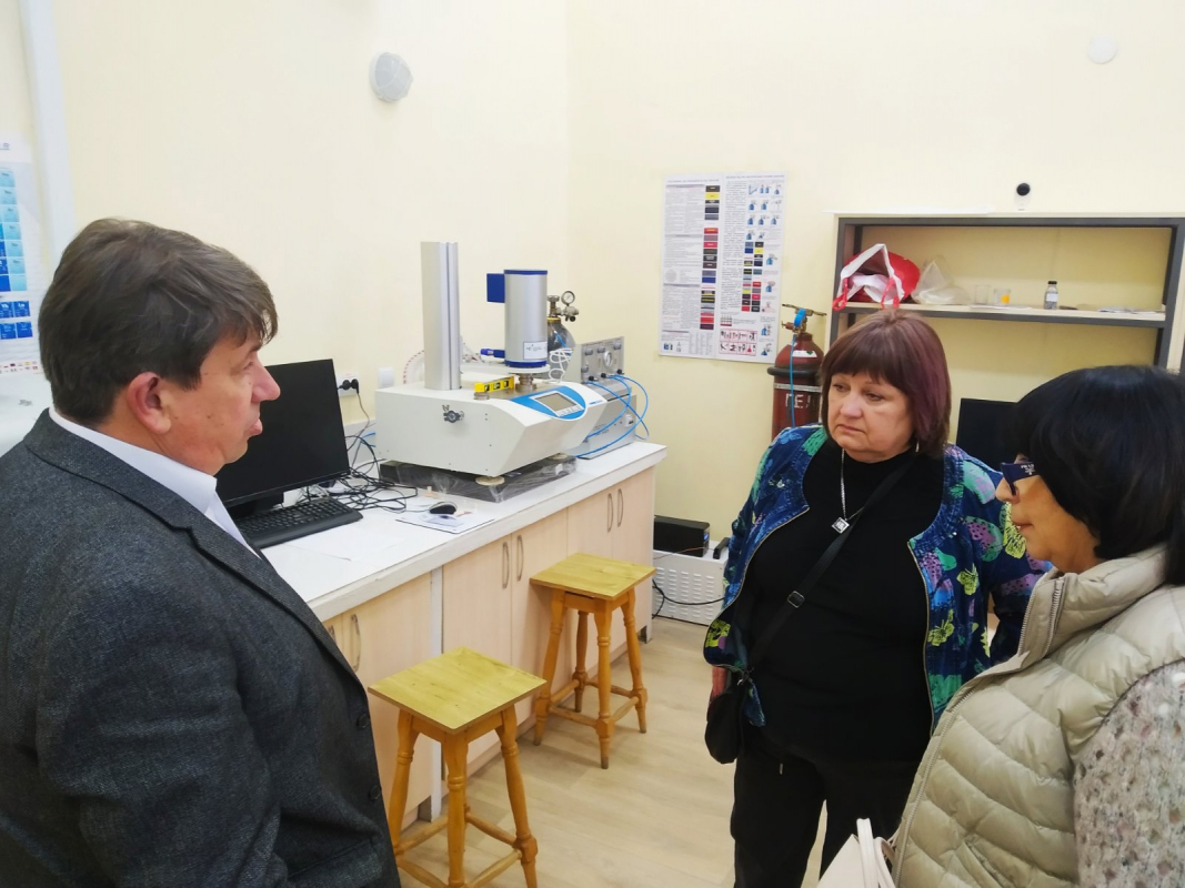 Фото із зустрічі на кафедрі ОХ