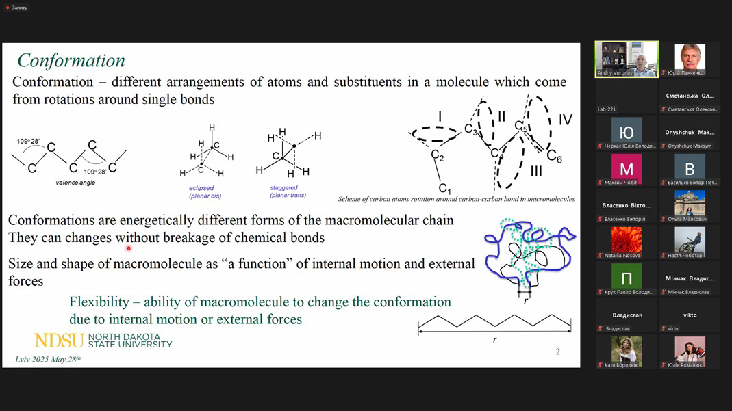 Скріншот з онлайн-лекції