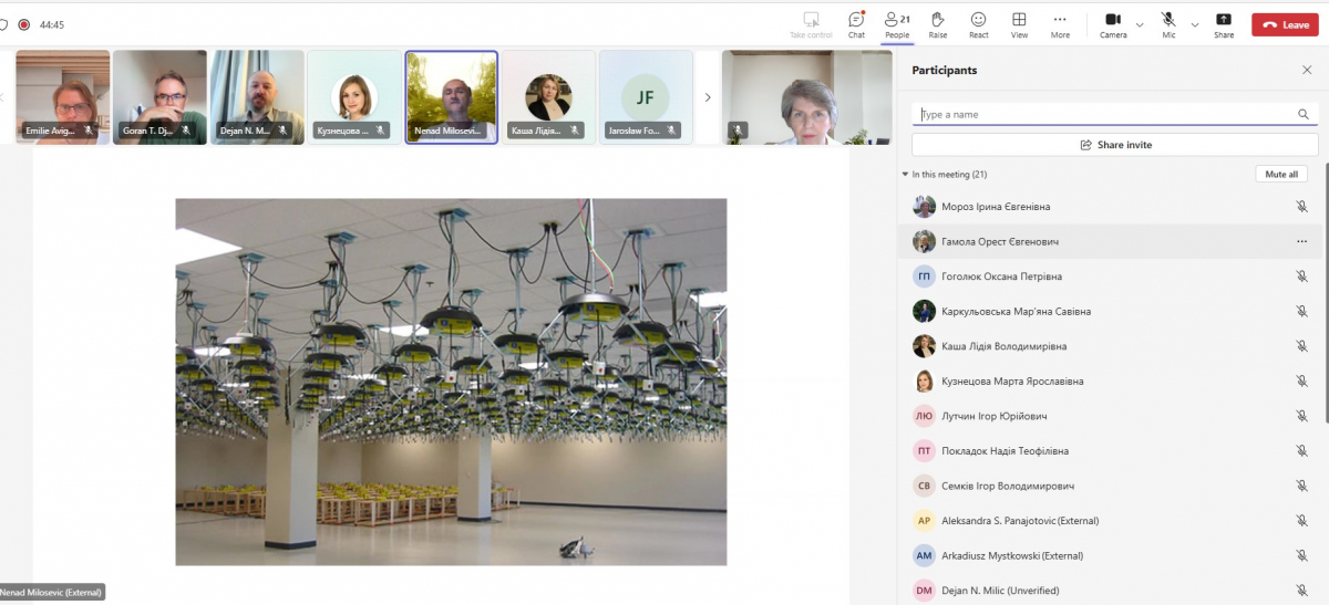 Скріншот з онлайн-заходу