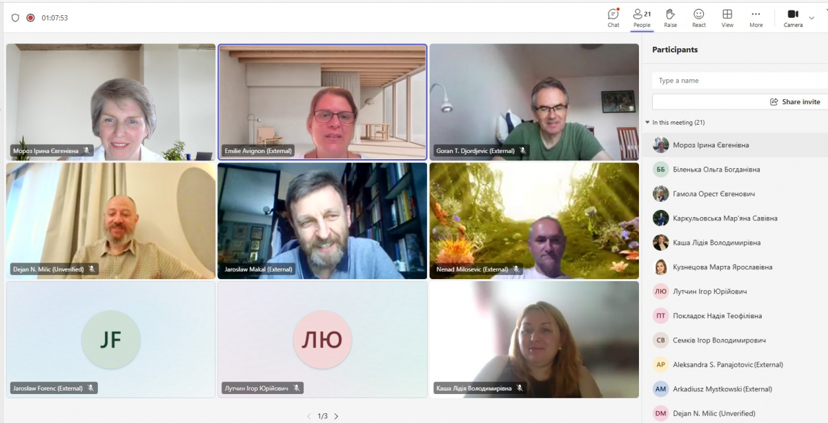 Скріншот з онлайн-заходу