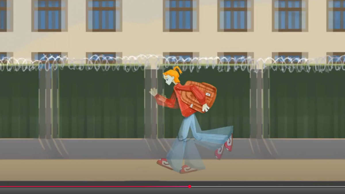 Скріншот з відеозапису