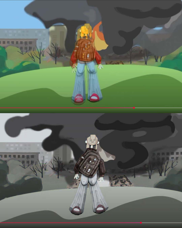 Скріншот з відеозапису