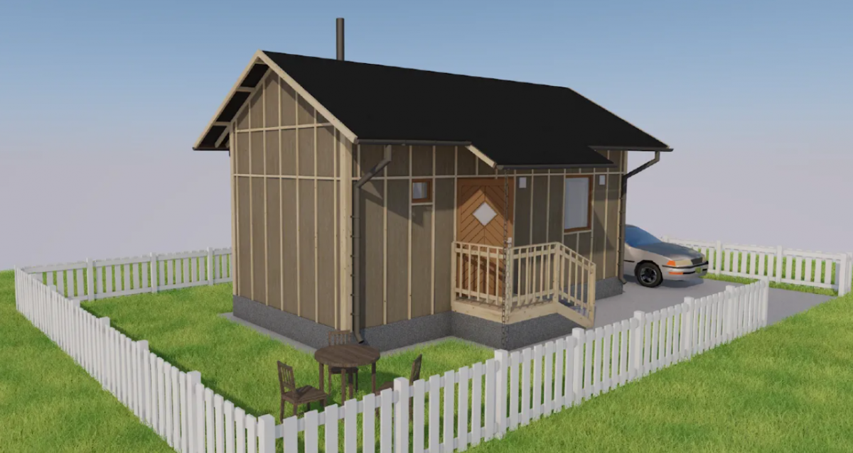 Maaülikooli insenerid panid Lvivi poole teele erilise maja