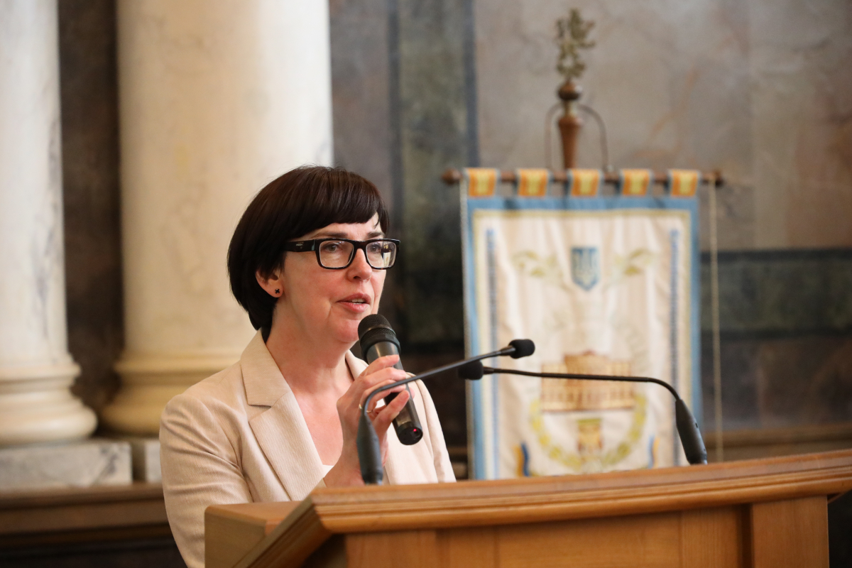 Фото з лекції Пітера Осборна