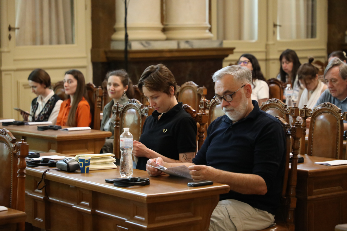 Фото з лекції Пітера Осборна